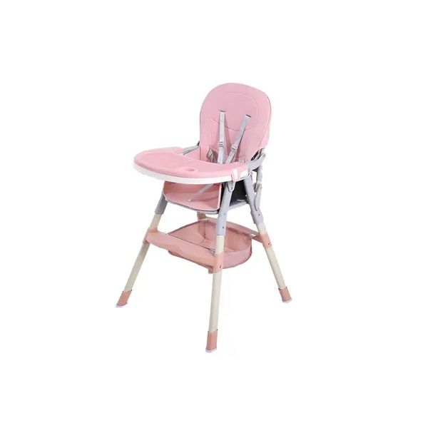 Folding Steady Baby Feeding Dining Table High Chair With PU Cushion
