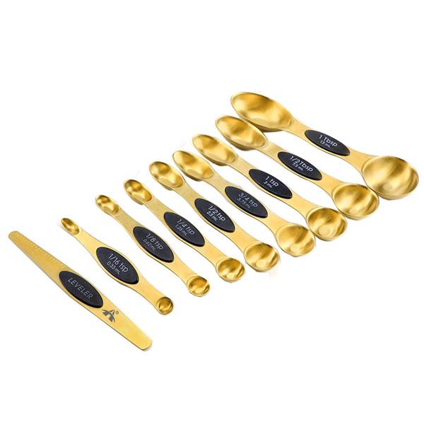 ALANES Measuring Spoons Set Double-Headed Seasoning Spoon