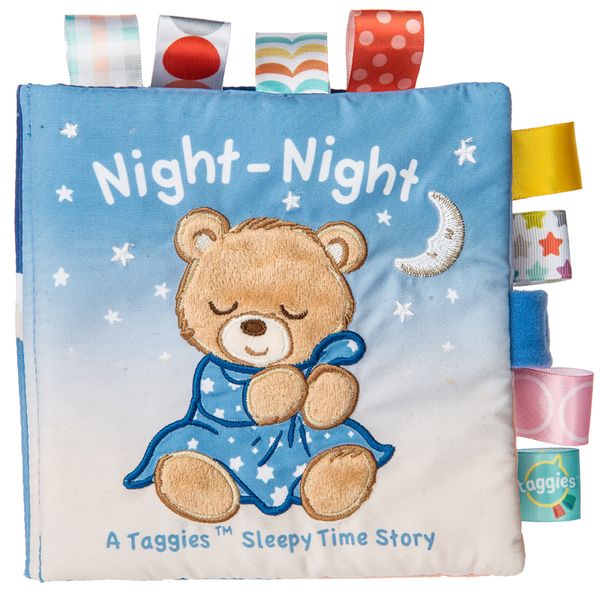Mary Meyer Taggies Starry Night Teddy Soft Baby Book 40140