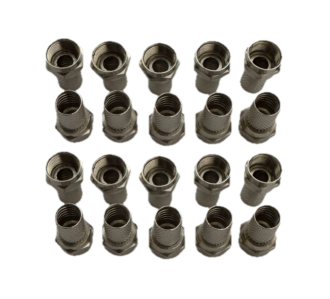 SiRCONY F Connector twist-on type - 20pcs Pack