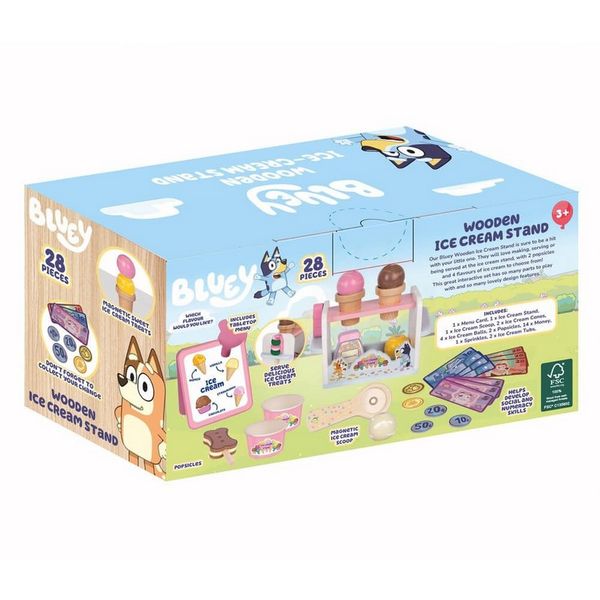 Bluey Wooden Ice Cream Set - 26 Piece
