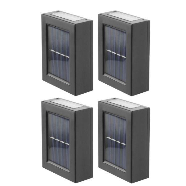 Pack Of 4 Wall Solar Light