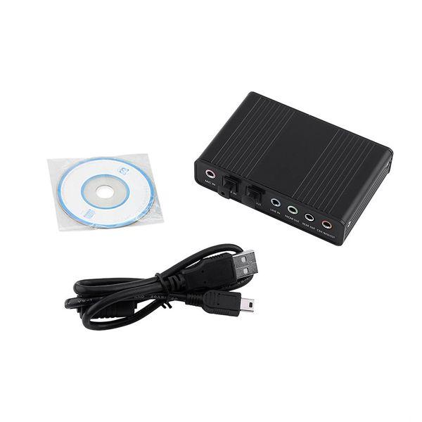 USB Audio Adapter External Sound Card with SPDIF Digital Audio Sound Cards