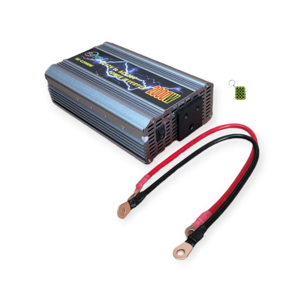 SE-C2000W Power Inverter 12V DC to 220V AC 2000W + Key Chain