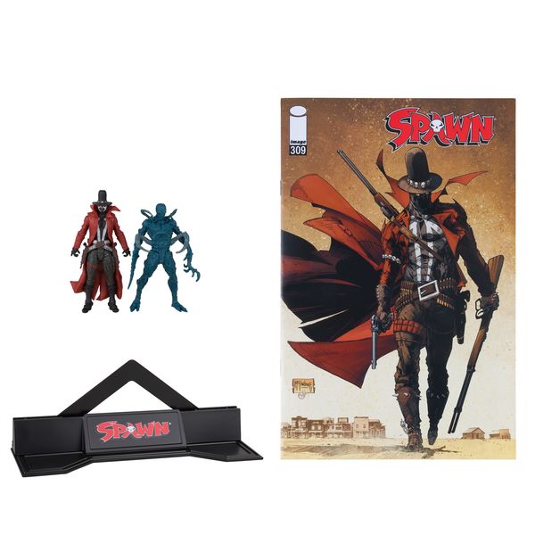 Spawn V1 Gunslinger &amp; Auger 3IN Figures - Comic - 2 Pack
