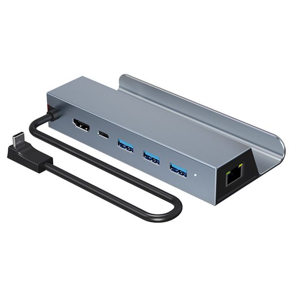 Steam Deck Docking Station for Type-C To HDMI 3 USB 3.0 Ports