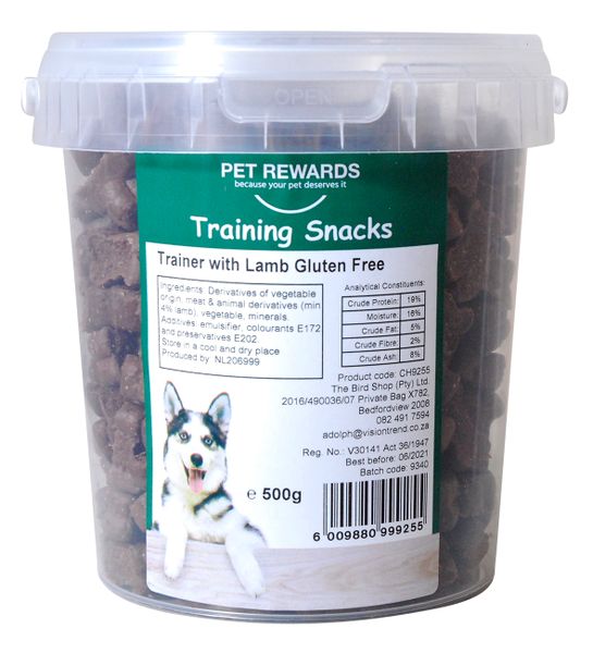 Dog Treats - Training Snacks - Lamb Flavour - Gluten Free - 500g