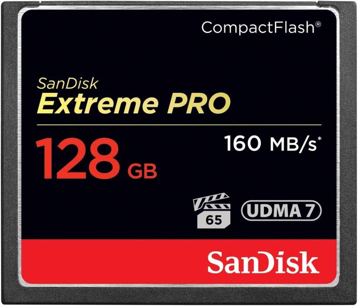 SanDisk Extreme PRO Compact Flash Memory Card 128GB