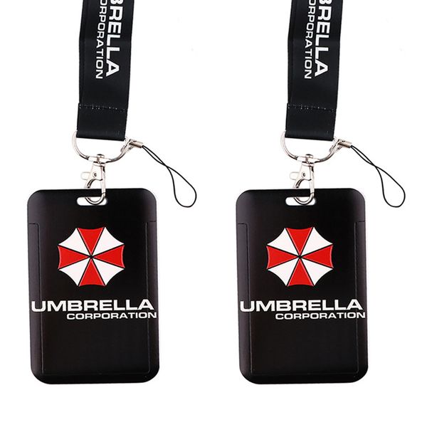Double-Sided Rope And Card Holder, ID Card Holder, Information Card-2pcs