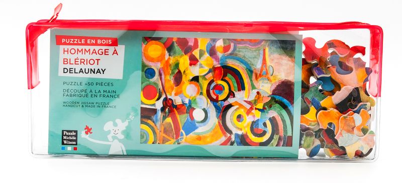 Hommage a Bl riot - 50 XL Pieces Shaped Wooden Jigsaw Puzzle (All Ages)