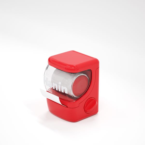 HPRT_2 inch_Label Maker New 1_Red_With 1 roll label