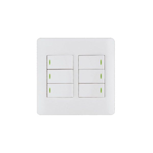 2 X Ausma 6 Lever Wall Switch A106-B image