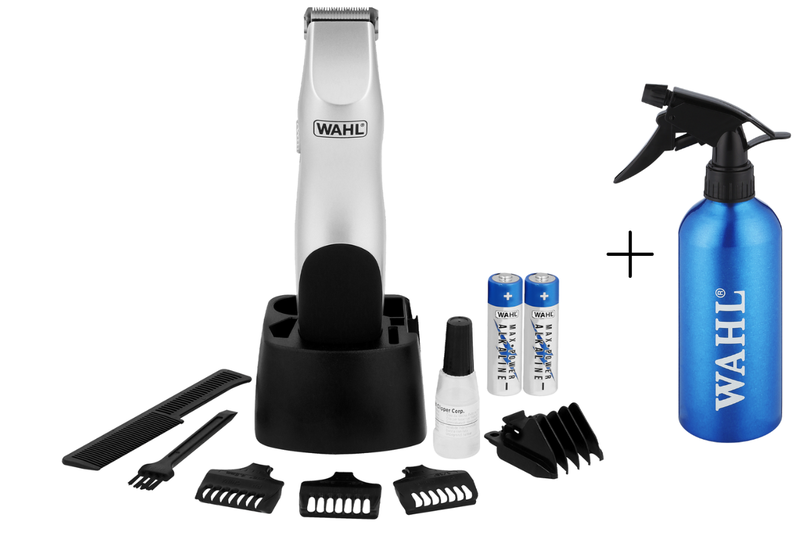 Wahl Groomsman Essentials Beard Trimmer Kit +Wahl Spray Bottle