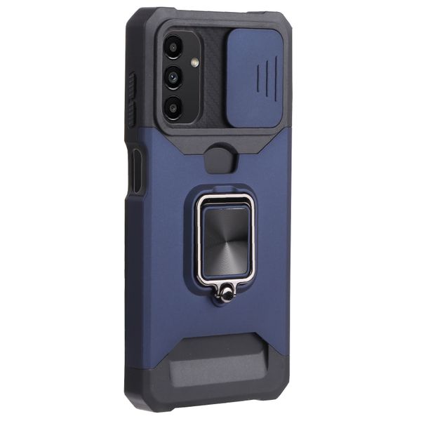 Camera Cover Shockproof Phone Case with Ring Holder Compatible with Samsung Galaxy A04 - Samsung Galaxy A04
