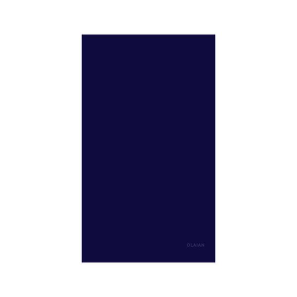 Olaian Beach Towel 145 x 85 cm - Dark Blue