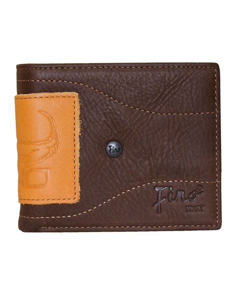 Fino HL-008/CRO Genuine Leather Card Holder Wallet with SD Card Holder &amp; Box