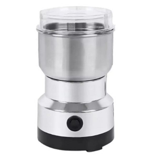 Stainless Steel Electric Portable Coffee Grinder With Metal Blade