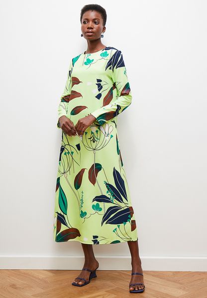 Printed Tunic Midi Dress