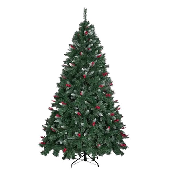 NorthLights Artificial White Snow Flocked Christmas Tree