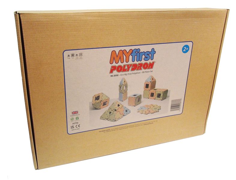 Eco My First Polydron – 80 Piece Set