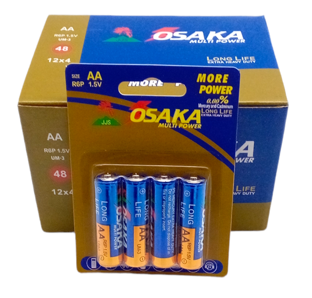 OSAKA Multi Power AA 1.5V Batteries (RG06-48PCS)