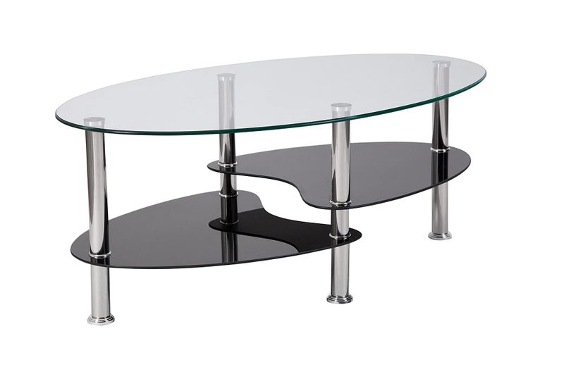 Glass Coffee Table - Black