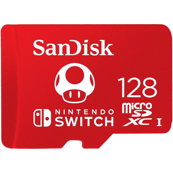 SanDisk 128GB 100MB/s Nintendo Switch MicroSD