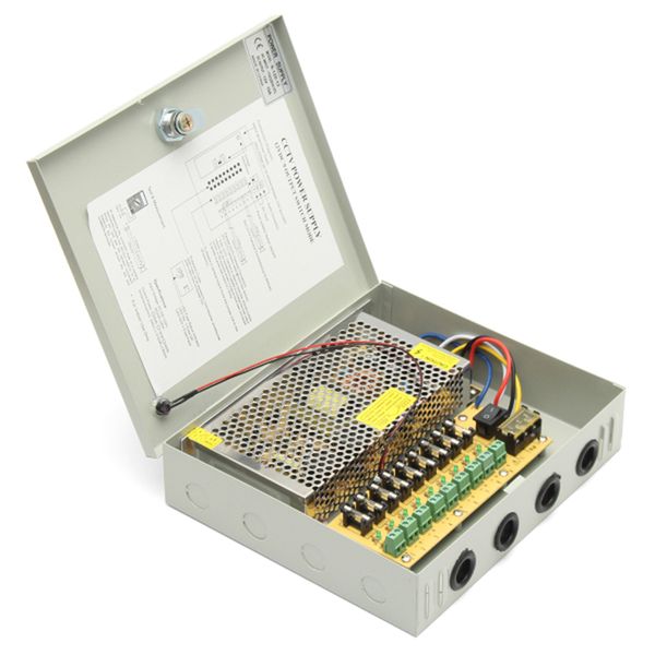 CCTV 9 Channel 10A PSU power supply – 120W