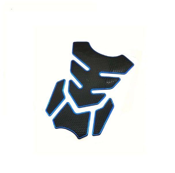 OMS Motorcycle Tank Pad Protector Black &amp; Blue