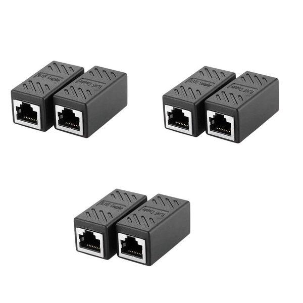 6PCS RJ45 CAT5 Network Cable Connector