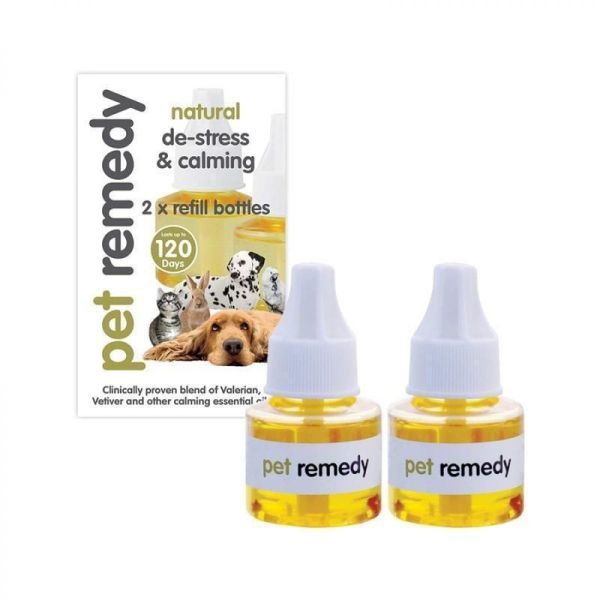Pet Remedy Natural De-Stress &amp; Calming Plug Diffuser Refill (2x40ml)