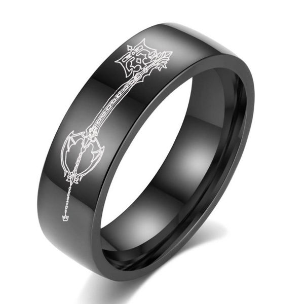 Men's Kingdom Of Hearts Oblivion Key-Blade Ring Size 12 (RG-YB653-M-12)