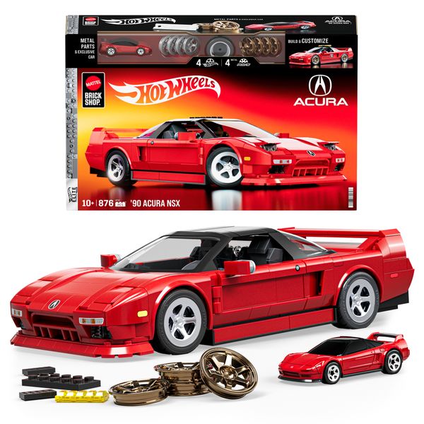Mattel Brick Shop Hot Wheels '90 Acura Nsx