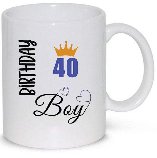 40 Birthday Boy 40th Birthday Gift 11Oz Premium Coffee 11 Oz Mug