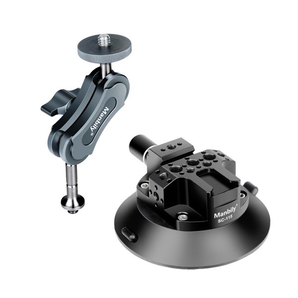 4.5" Suction Cup Mount 360 Rotatable For Sports Cameras