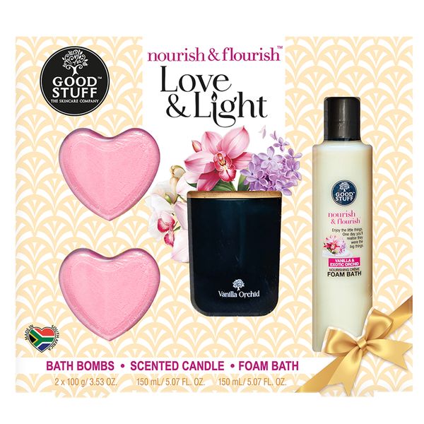 Good Stuff Nourish &amp; Flourish Love &amp; Light Gift Set 4pc
