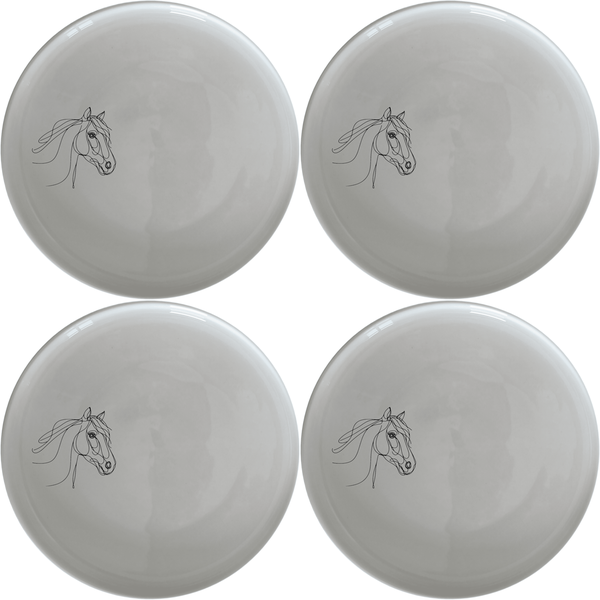 Artistic Horse Dinner Plate Set of 4 - Range 1