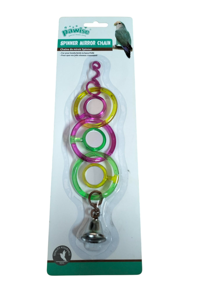 Bird Spinner Mirror Chain Toy