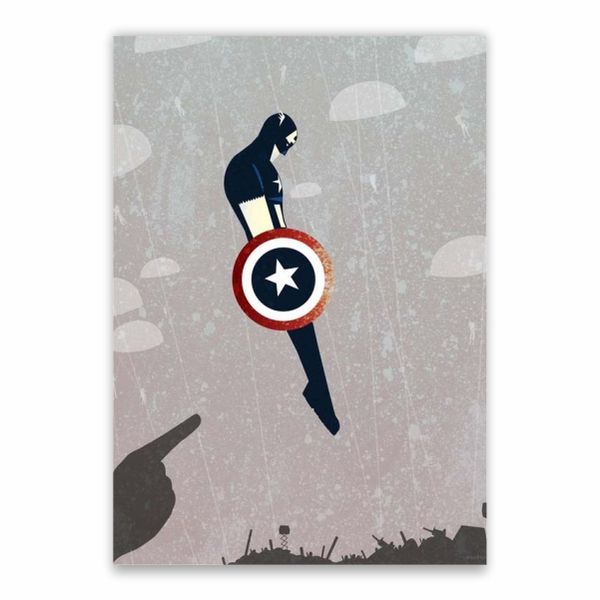 Captain America Shield Poster - A1