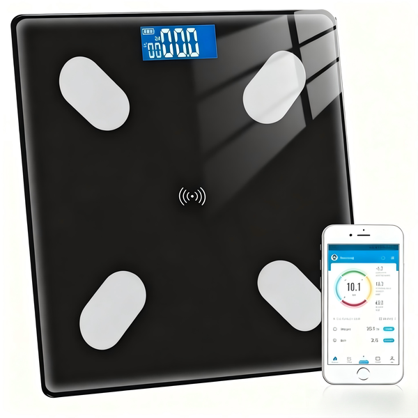 Simpfun Scales for Body Weight and Fat Digital Smart Scale with Led Display