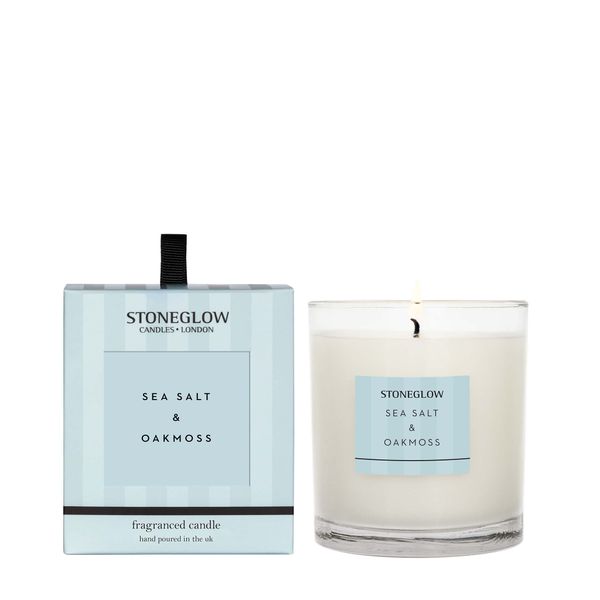 Stoneglow Fragranced Candle - Sea Salt &amp; Oakmoss