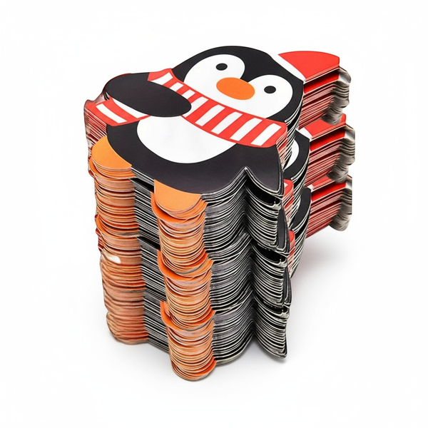100-Piece Penguin Christmas Lollipop Holders - Multicolor