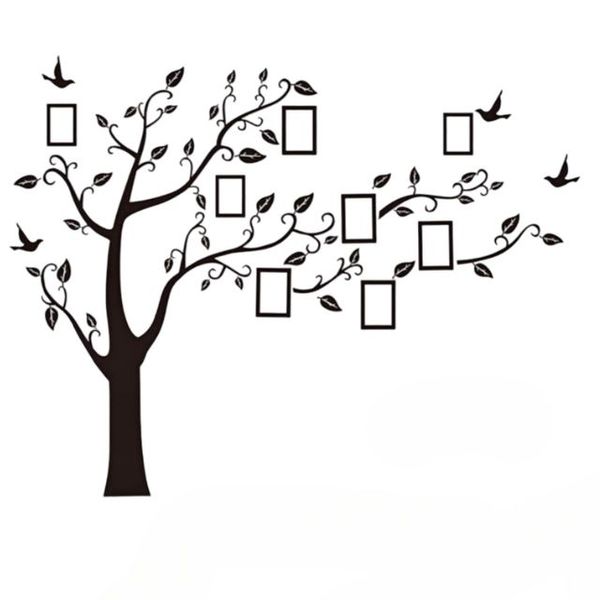 Large Family Tree Peel &amp; Stick Vinyl Decal