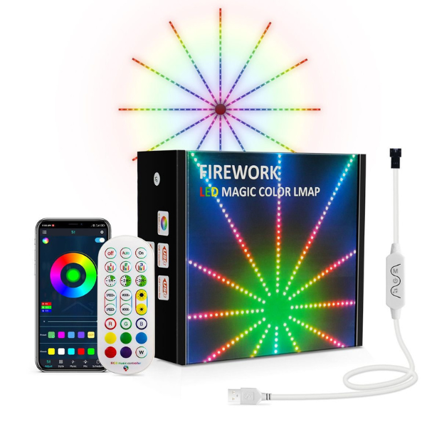 Bluetooth Firework LED Magic Colour Strip Light