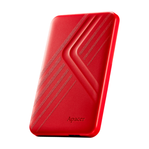 Apacer 1TB External Hard Drive-Red