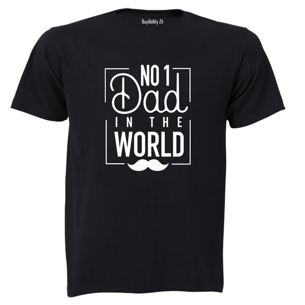 Number 1 Dad in the World - Adults - T-Shirt
