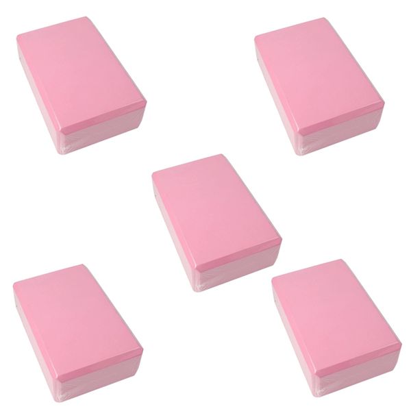 Yoga Blocks Cube Bricks Reinforcement Mat Pink