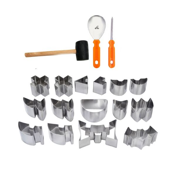 Alanes Halloween Pumpkin Carving Tool Kit for Kids - 18 Piece