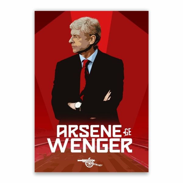 Arsene Wenger Cartoon Poster - A1