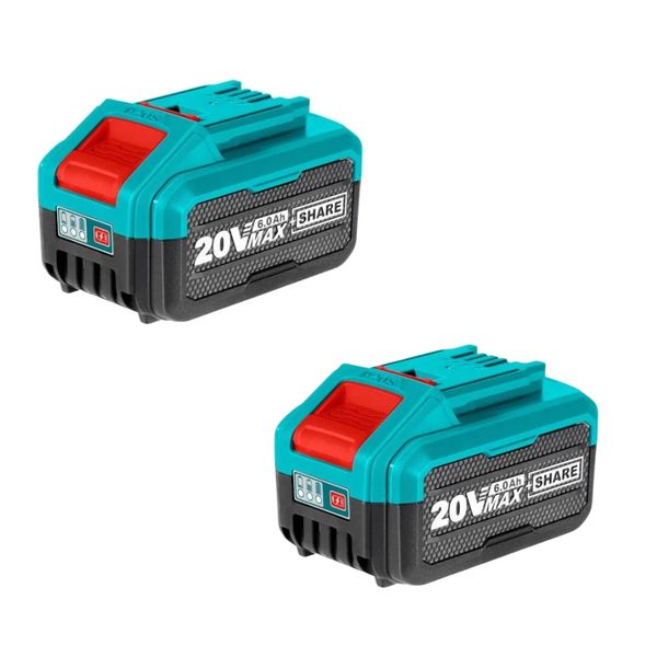 Total Tools - Industrial 6.0Ah Batteries - Pack of 2